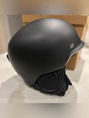 K2 Matte Black Snow/Ski Helmet